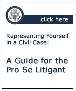 Click here to view this pdf: Representing Yourself in a Civil Case - A Guide for the Pro Se Litigant